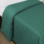 HomePuls Cearsaf de pilota 2 persoane extra large Damasc Policoton dunga 1 cm, 200x230 cm, Verde (ALX.59-verde)