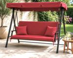 Ralex Pucioasa Saltea balansoar premium două segmente 50x150 cm, Roșu Deschis (11) (400.803-111486)