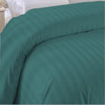 HomePuls Cearsaf de pilota 2 persoane Damasc Bumbac 100% tip Hotel cu dunga 1 cm, 160x220 cm, Verde Petrol (400.61-verde-petrol)