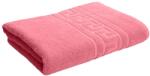 Ralex Pucioasa Prosop baie de fata 50x90 cm Bumbac 100%, Greek Border 500 grame/mp, Roz (100.280-roz) Prosop