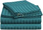 HomePuls Cearșaf pătuț copii cu elastic Damasc Bumbac 100% dungă 1 cm, 110x170 cm pentru saltea 60x120 cm, Turcoaz (500.201-turcoaz)
