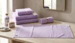 Ralex Pucioasa Set 4 prosoape baie 70x140 cm si 50x90 cm Bumbac 100%, Greek Border 500 grame/mp, Purple Dune (24.S-109633) Prosop