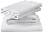 Ralex Pucioasa Cearsaf de pilota Percale policoton 180x220 cm Alb (400.118)