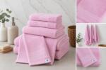 Ralex Pucioasa Prosop baie 50x90 cm Luxury 100% Bumbac Lux 600 gr. /mp, Roz (400.610-102942) Prosop