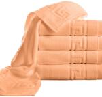 Ralex Pucioasa Pachet 5 prosoape baie 70x140 cm Bumbac 100%, Greek Border 500 grame/mp, Portocaliu (100.279-5-90567) Prosop