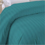 HomePuls Cearsaf de pilota 2 persoane king size Damasc Bumbac 100% tip Hotel cu dunga 1 cm, 200x230 cm, Turcoaz (CPF.152-turcoaz)