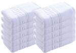 Ralex Pucioasa Pachet 10 prosoape baie HoReCa 50x90 cm Bumbac 100%, Greek Border 500 grame/mp, Alb (100.280-10) Prosop