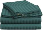 HomePuls Cearșaf pătuț copii cu elastic Damasc Bumbac 100% dungă 1 cm, 110x170 cm pentru saltea 60x120 cm, Verde Petrol (500.201-verde-petrol)