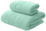 Ralex Pucioasa Set 2 prosoape baie 70x140 cm și 50x90 cm Bumbac 100%, Greek Border 500 grame/mp, Verde Mint (25.S-105651) Prosop