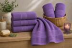 Ralex Pucioasa Set 2 prosoape baie 70x140 cm si 50x90 cm Bumbac 100%, Greek Border 500 grame/mp, Royal Amethyst (25.S-110261) Prosop