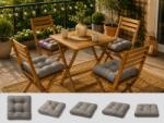 Ralex Pucioasa Set 4 pernute scaun interior / exterior 40 x 40 x 7 cm, Cafe, Pucioasa (400.805-110866)
