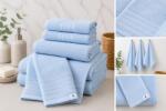 Ralex Pucioasa Prosop baie 70x140 cm Luxury 100% Bumbac Lux 600 gr. /mp, Bleu (400.611-102952) Prosop