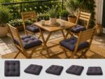 Ralex Pucioasa Set 4 pernute scaun interior / exterior 40 x 40 x 7 cm, Mov, Pucioasa (400.805-110893)