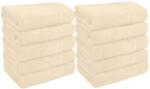 Ralex Pucioasa Pachet 10 prosoape baie 50x90 cm Bumbac 100%, Greek Border 500 grame/mp, Crem (100.280-10-crem) Prosop