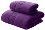 Ralex Pucioasa Set 2 prosoape baie 70x140 cm si 50x90 cm Bumbac 100%, Greek Border 500 grame/mp, Mov (25.S-mov) Prosop