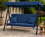 Ralex Pucioasa Saltea balansoar premium două segmente 50x150 cm, Albastru (16) (400.803-111498)