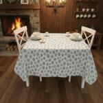 Ralex Pucioasa Față de Masă Rotundă Antimurdărire cu Motive Festive, 160 cm, Alb (500.110-102217) Fata de masa