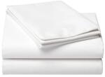 Ralex Pucioasa Cearsaf pat Percale policoton 160x240 cm Alb (400.120)
