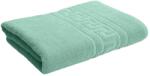 Ralex Pucioasa Prosop baie de mâini 30x50 cm Bumbac 100%, Greek Border 500 grame/mp, Verde Mint (100.281-verde-mint) Prosop