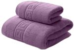 Ralex Pucioasa Set 2 prosoape baie 70x140 cm si 50x90 cm Bumbac 100%, Greek Border 500 grame/mp, Mov Opera (25.S-mov-opera) Prosop