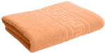 Ralex Pucioasa Prosop baie de fata 50x90 cm Bumbac 100%, Greek Border 500 grame/mp, Portocaliu (100.280-portocaliu) Prosop