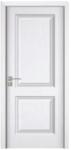 Novo Doors Usa Interior din MDF Novo Doors ND09 LUX PREMIUM, Cadru din Lemn Masiv, KIT COMPLET, Toc Reglabil de 10 CM INCLUS, Plinta pe Ambele Parti (Culoare: Crem, Dimensiune: 70 cm, Maner: Patrat argintiu crom
