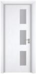 Novo Doors Usa Interior din MDF Novo Doors ND316, Cadru din Lemn Masiv, Geam Sablat, KIT COMPLET, Toc , Manere si balamale incluse (Culoare: Crem, Dimensiune: 70 cm, Toc: Reglabil 10 cm, Maner: Patrat auriu inch