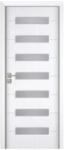 Novo Doors Usa Interior din MDF Novo Doors ND318, Cadru din Lemn Masiv, Geam Sablat, KIT COMPLET, Toc , Manere si balamale incluse (Culoare: Wenge, Dimensiune: 70 cm, Toc: Reglabil 10 cm, Maner: Patrat auriu inc