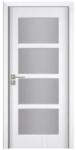 Novo Doors Usa Interior din MDF Novo Doors ND317, Cadru din Lemn Masiv, Geam Sablat, KIT COMPLET, Toc , Manere si balamale incluse (Culoare: Gri, Dimensiune: 60 cm, Maner: Standard, Toc: Reglabil 30 cm) (ND317GR