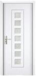 Novo Doors Usa Interior din MDF Novo Doors ND236, Cadru din Lemn Masiv, Geam Sablat, KIT COMPLET, Toc , Manere si balamale incluse (Culoare: Crem, Dimensiune: 70 cm, Maner: Patrat negru inchidere magnetica, Toc: