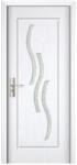 Novo Doors Usa Interior din MDF Novo Doors ND14, Cadru din Lemn Masiv, Geam Sablat, KIT COMPLET, Toc , Manere si balamale incluse (Culoare: Alb, Dimensiune: 60 cm, Maner: Patrat argintiu crom, Toc: Reglabil 10 c