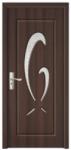 Novo Doors Usa Interior din MDF Novo Doors ND219, Cadru din Lemn Masiv, Geam Sablat, KIT COMPLET, Toc , Manere si balamale incluse (Culoare: Nuc, Dimensiune: 60 cm, Maner: Standard, Toc: Reglabil 10 cm) (ND219NU