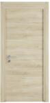 Novo Doors Usa Interior din MDF Novo Doors NDM02 LUX PREMIUM, Cadru din Lemn Masiv, KIT COMPLET, Toc Reglabil de 10 CM INCLUS, Plinta pe Ambele Parti (Culoare: Crem, Dimensiune: 70 cm, Maner: Patrat negru inchid