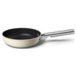 Smeg Тиган smeg fpf2002crm, 1.5 л, Ø20 см, Керамично незалепващо покритие, До 250°c, Без pfas, Индукция, Крема (fpf2002crm)