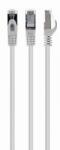 Gembird Patchcord Retea GEMBIRD, Cat. 6A, S FTP, LSZH, 1.5m, Alb (PP6A-LSZHCU-W-1.5M)