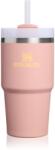 Stanley Quencher H2. O FlowState Tumbler pahar din oțel inoxidabil cu pai mic Peach Rose 1 buc