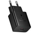 hoco. N76 hálózati töltő Type-C aljzat (25W, GaN, PD gyorstöltő, fekete) (N76_B)