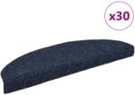 vidaXL öntapadós lépcsőszőnyeg, 30 db, kék, 65x21x4 cm, 3 kg 3365660 (3365660)