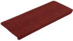 vidaXL 30 db piros öntapadó lépcsőszőnyeg 65x24, 5x3, 5 cm 3365916 (3365916)