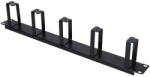 ExtraLink Organizator de Cabluri ExtraLink 1U Black (EX.8680)