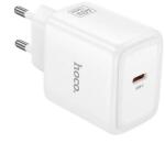 hoco. N83 hálózati töltő Type-C aljzat 60W GaN PD gyorstöltő 3.0 fehér N83_W (N83_W)