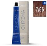 LAKMÉ COSMETICS Vopsea permanenta fara amoniac 7/66 blond mediu castaniu intens Chroma 60ml (8429421176613)