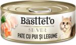 Basttet`o Pate Pisici - Pui si legume, 85g - fourpaws