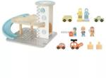 Tooky Toy Tooky Toy: Parkolóház fából kiegészítőkkel (TP532)