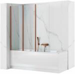  Fürdőkádparaván Rea Agat-3 120cm Brush Copper