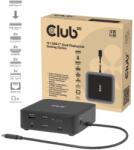 Club 3D CSV-2542 - 12 az 1-ben USB-C Quad DisplayLink dokkoló (CSV-2542)