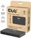 Club 3D CSV-2512 KVM Switch Dual USB-C to HDMI 4K60 (CSV-2512)