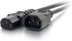 C2G IEC Táp Fekete 1m 88502 (88502)