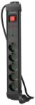 Lanberg SP1-05F-0300-BK 5 priză Splitter 3m negru cu comutator (SP1-05F-0300-BK)