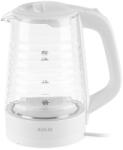 Muhler Fierbător electric Muhler - WK-189G, 2200W, 1.7 l, din sticlă, albă (1010102) Fierbator
